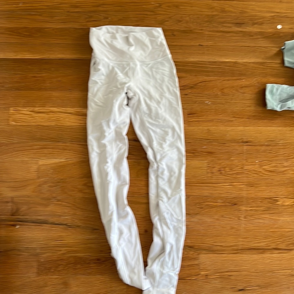Lululemon Size 2 white leggings
